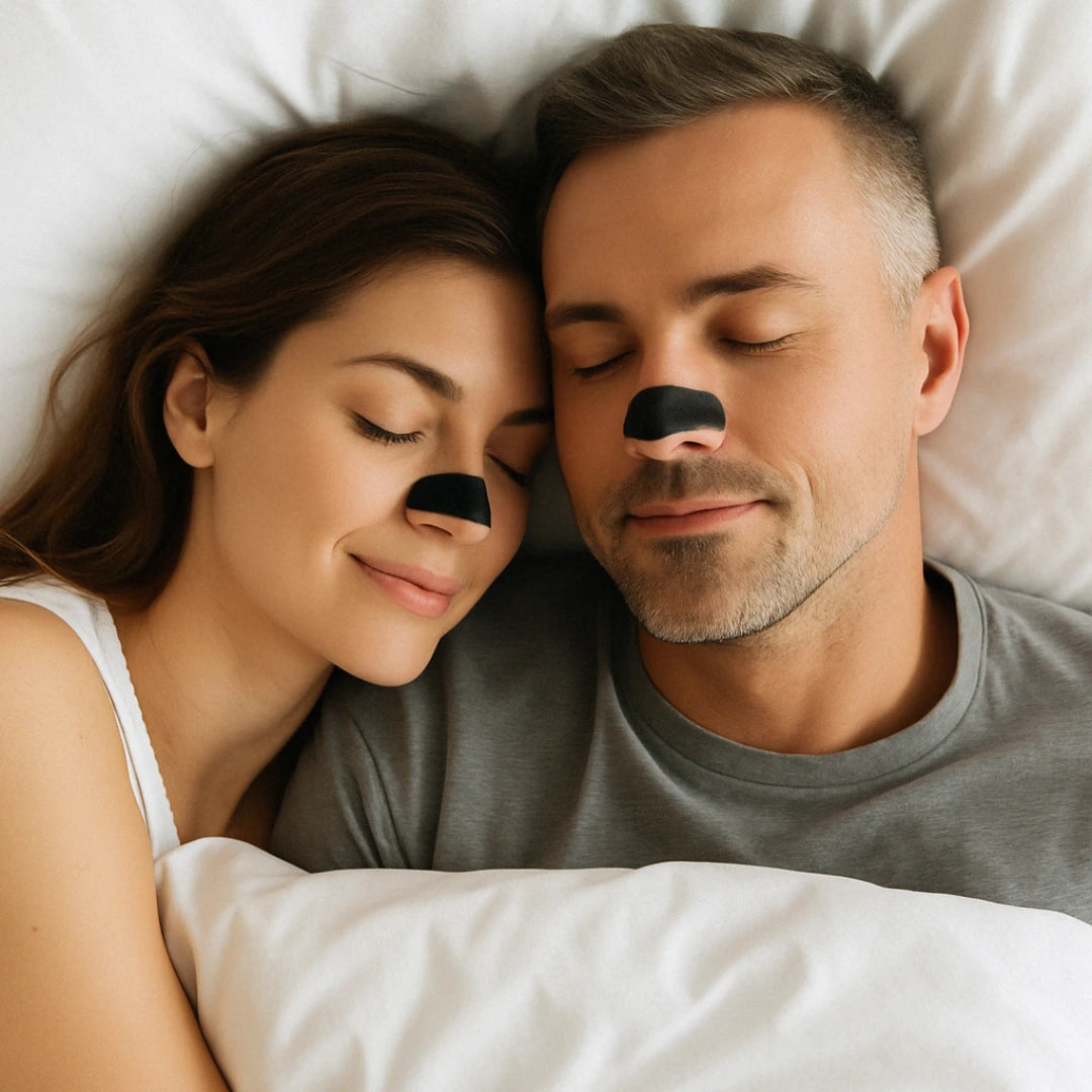 Ashton Care 60-Piece Sleep Tape Set – Embrace Peaceful Nights with 30 Mouth Tapes + 30 Nasal Strips for Snoring Relief