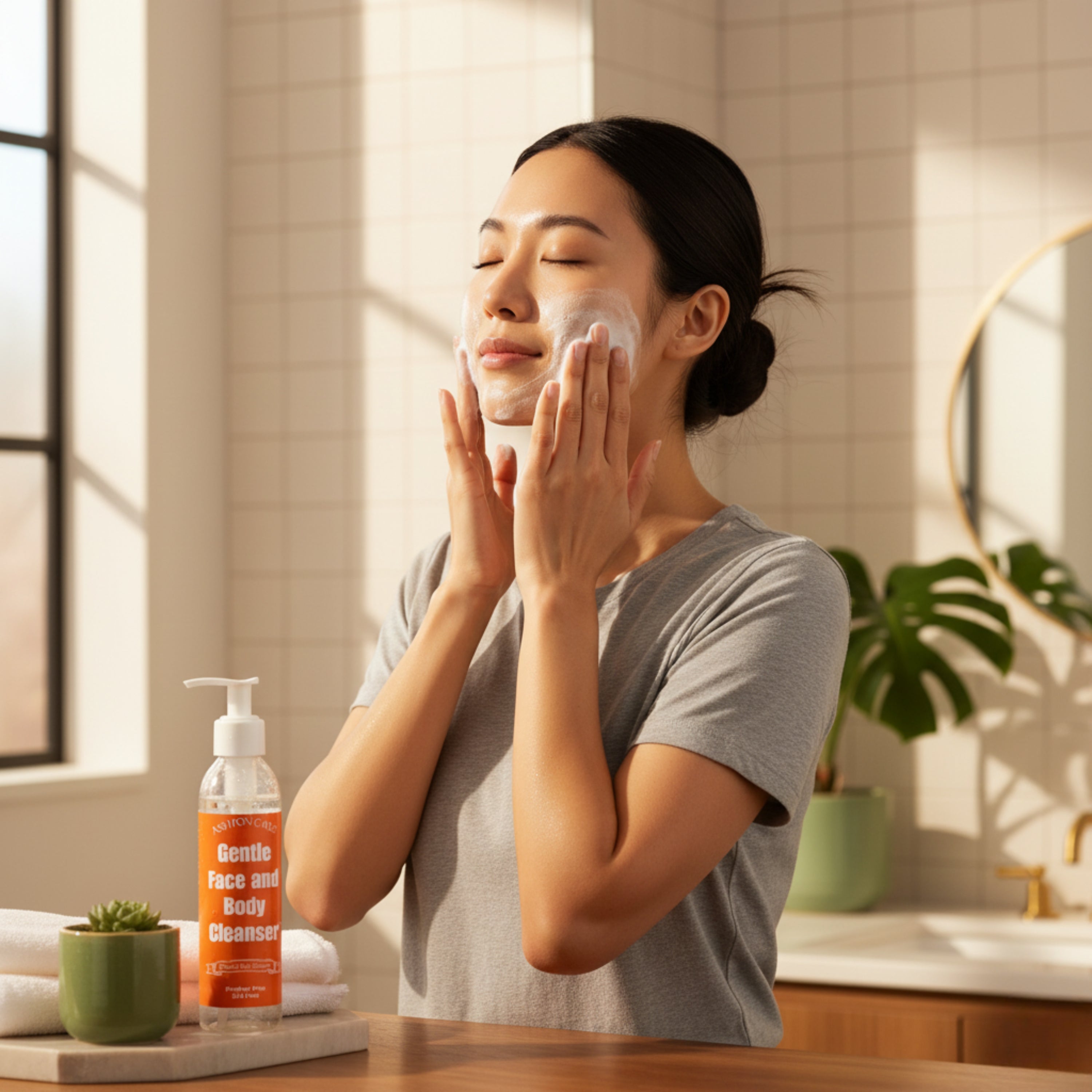 Gentle Face Cleanser – Witch Hazel & Green Tea, 4 oz