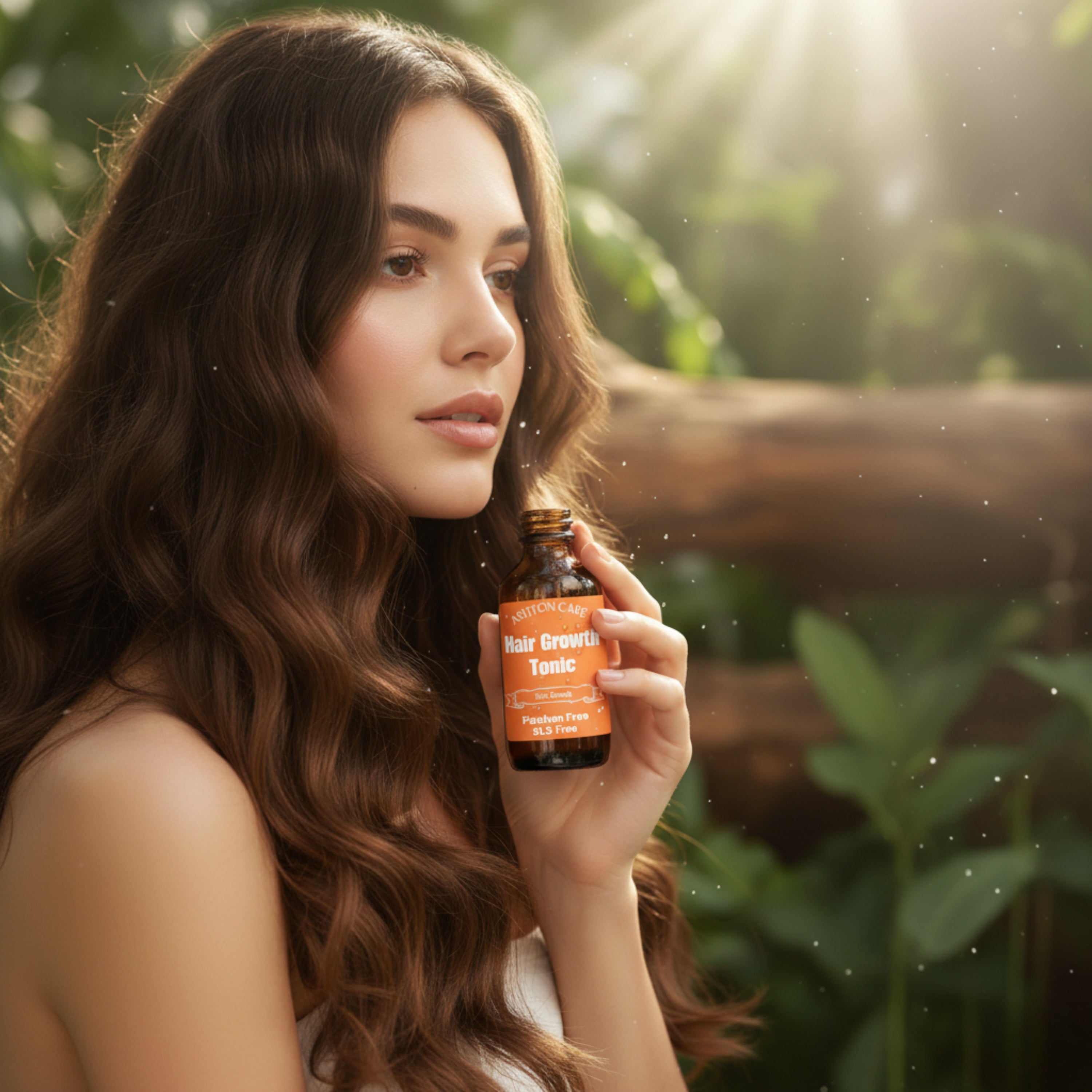 Hair Growth Tonic with Caffeine & Biotin – Lightweight Leave-In Scalp Treatment, 4 oz